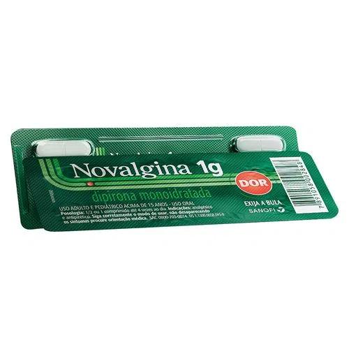Novalgina 1g 4 comprimidos